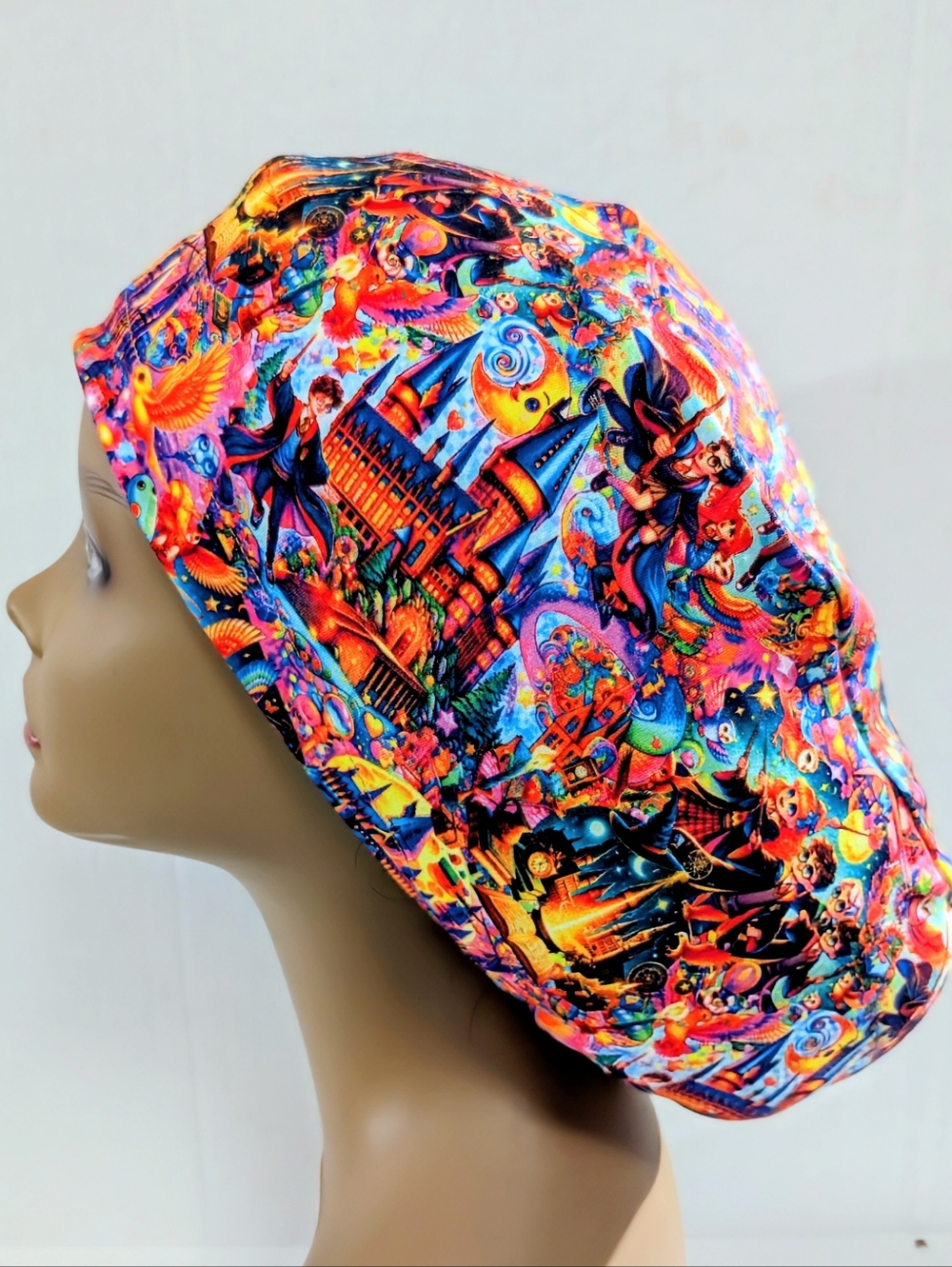 Harry,  Euro Style Scrub Cap, Scrub Cap, Chemo Cap, stretchy And Soft